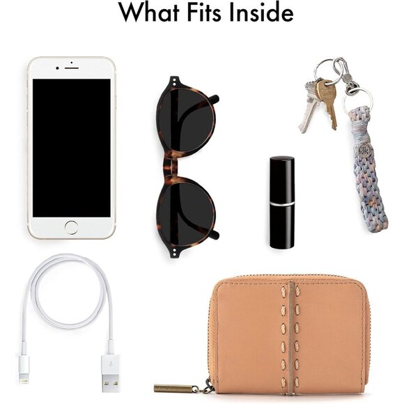 Leather Crossbody Bag Womens Convertible Shoulder & Clutch Stylish & Sustainable - Picture 6 of 7